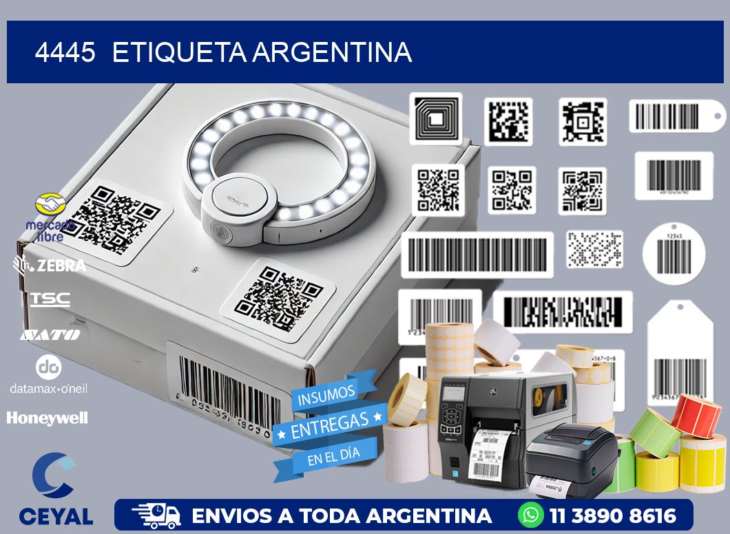 4445  ETIQUETA ARGENTINA