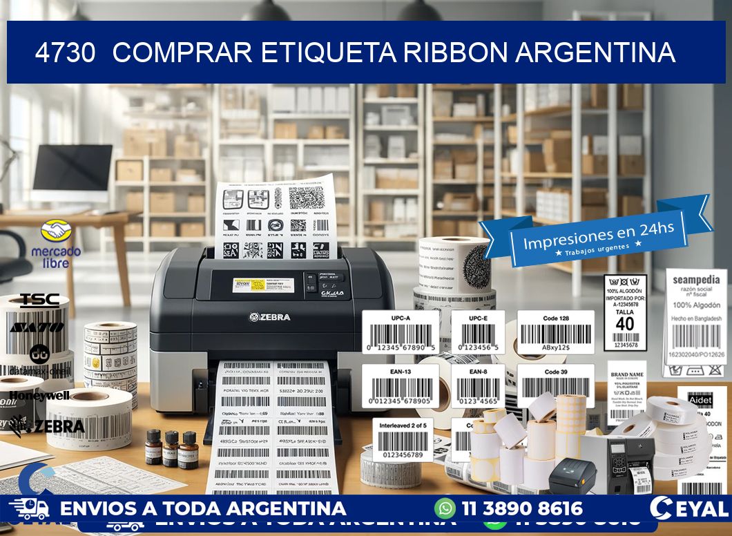 4730 COMPRAR ETIQUETA RIBBON ARGENTINA