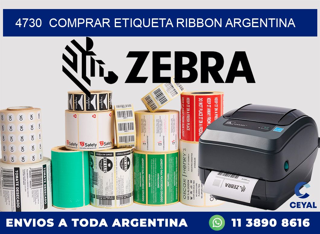 4730 COMPRAR ETIQUETA RIBBON ARGENTINA