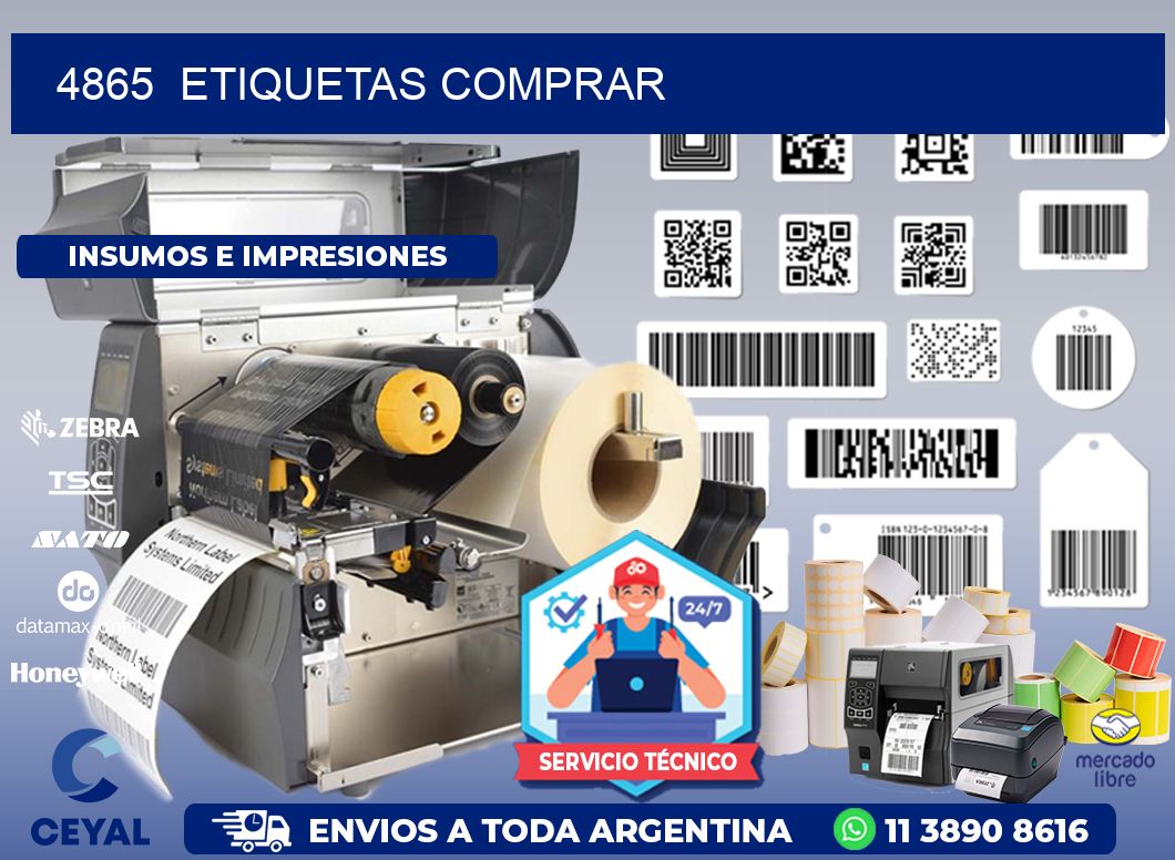 4865 ETIQUETAS COMPRAR