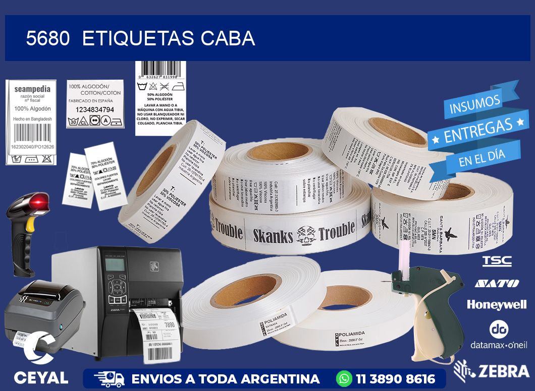 5680 ETIQUETAS CABA