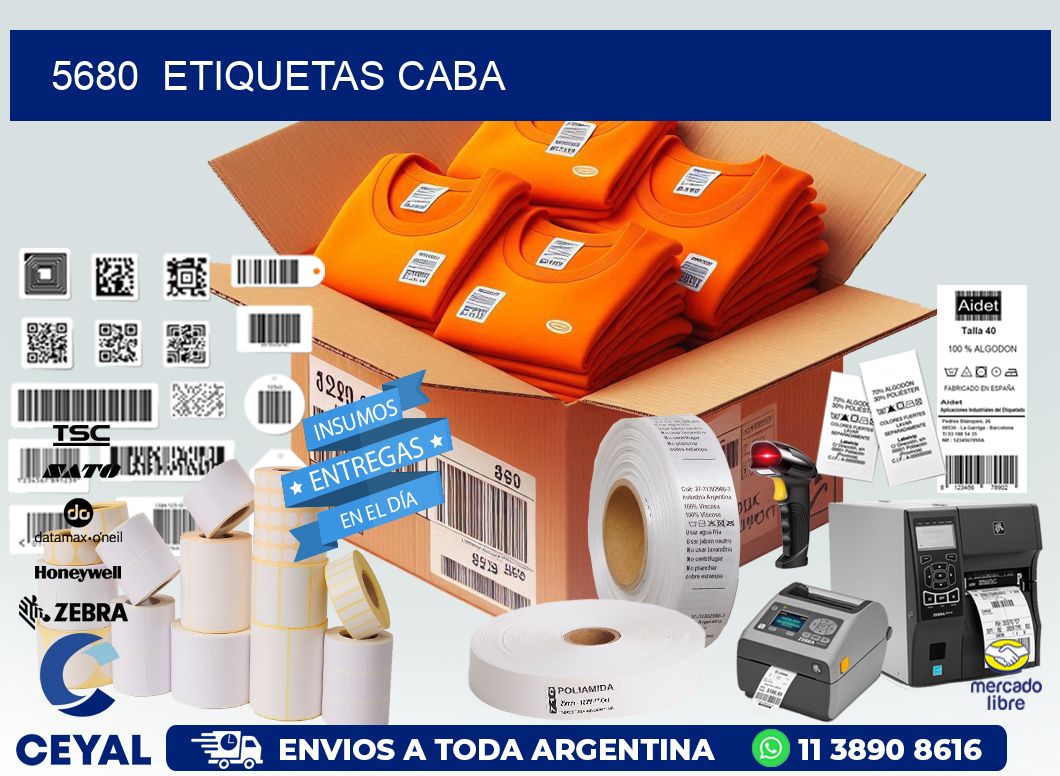 5680 ETIQUETAS CABA