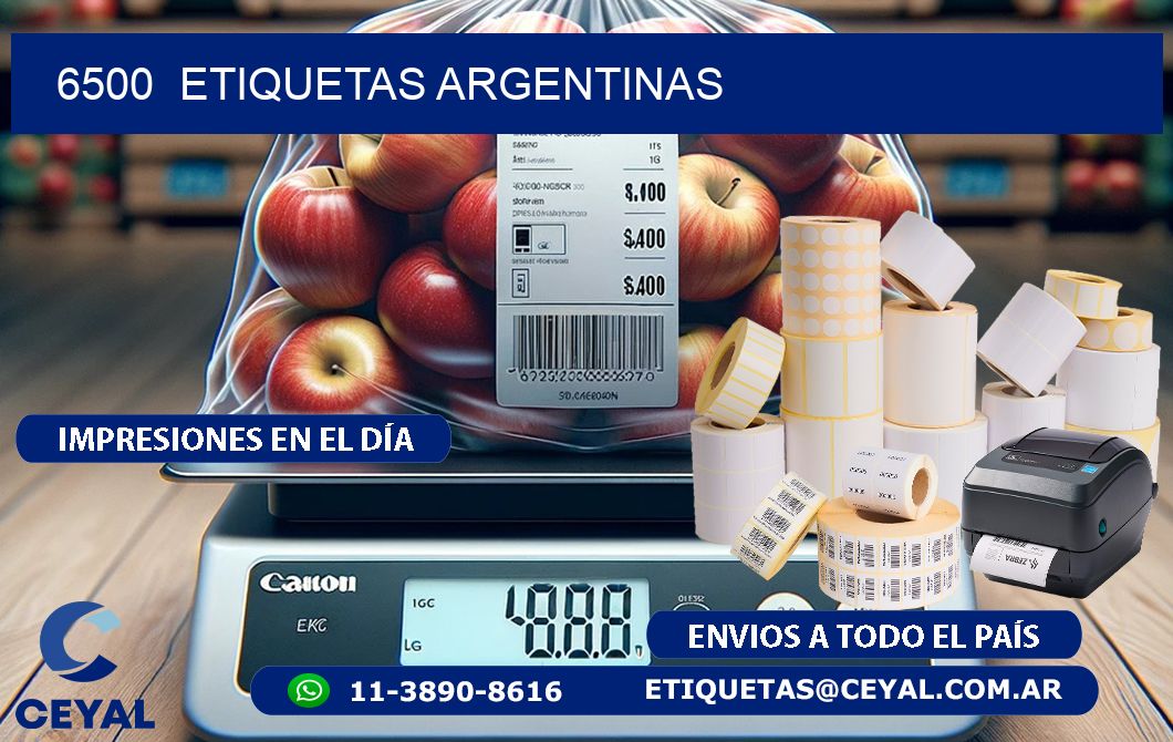 6500  ETIQUETAS ARGENTINAS