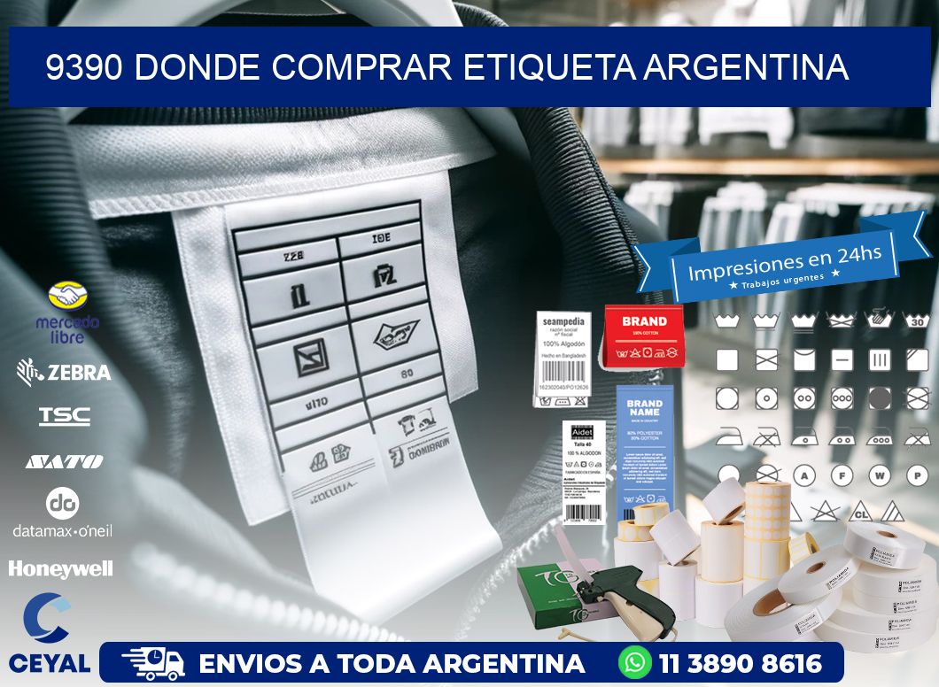 9390 DONDE COMPRAR ETIQUETA ARGENTINA