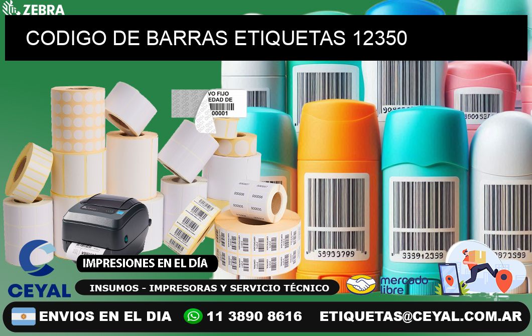 CODIGO DE BARRAS ETIQUETAS 12350