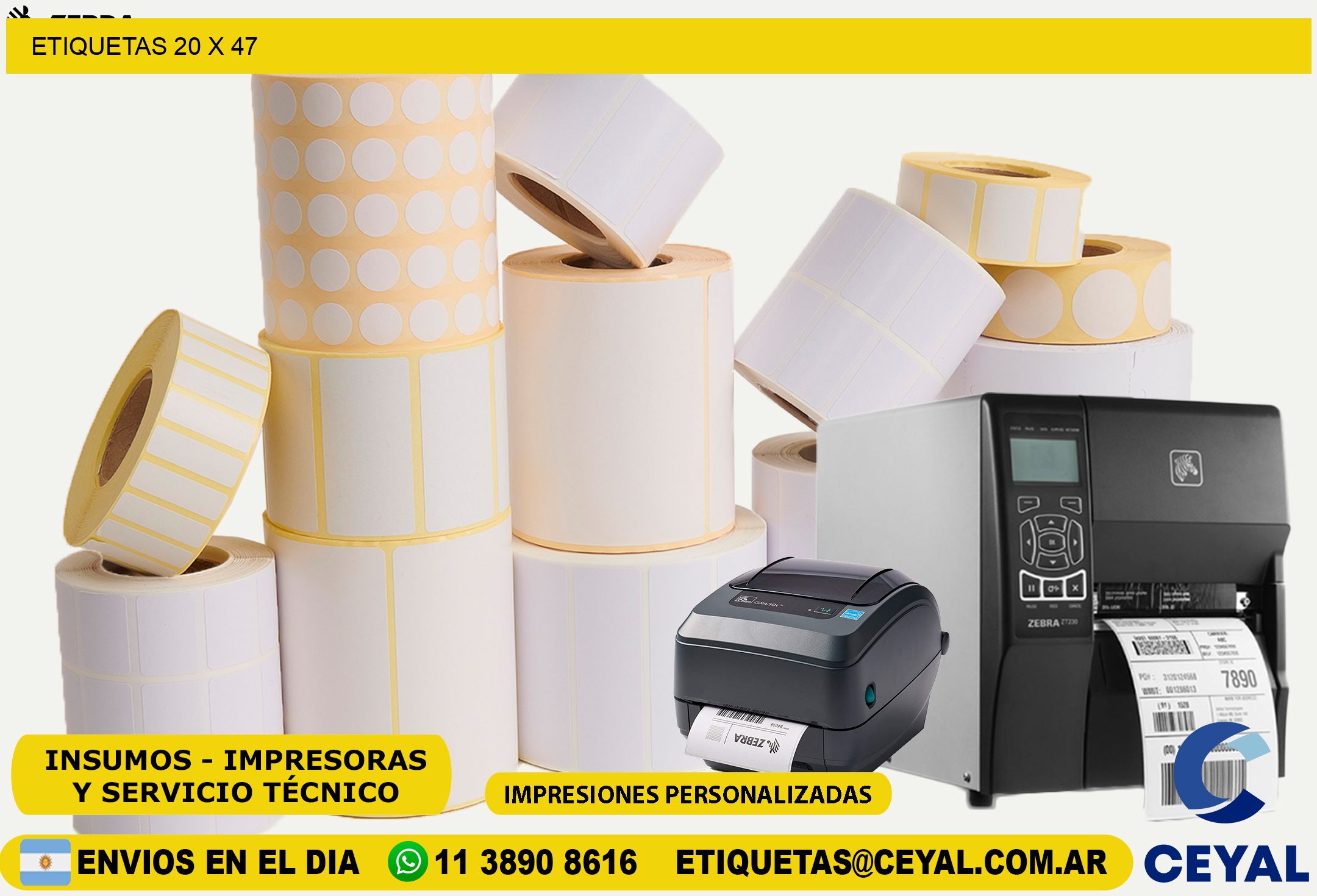 ETIQUETAS 20 x 47