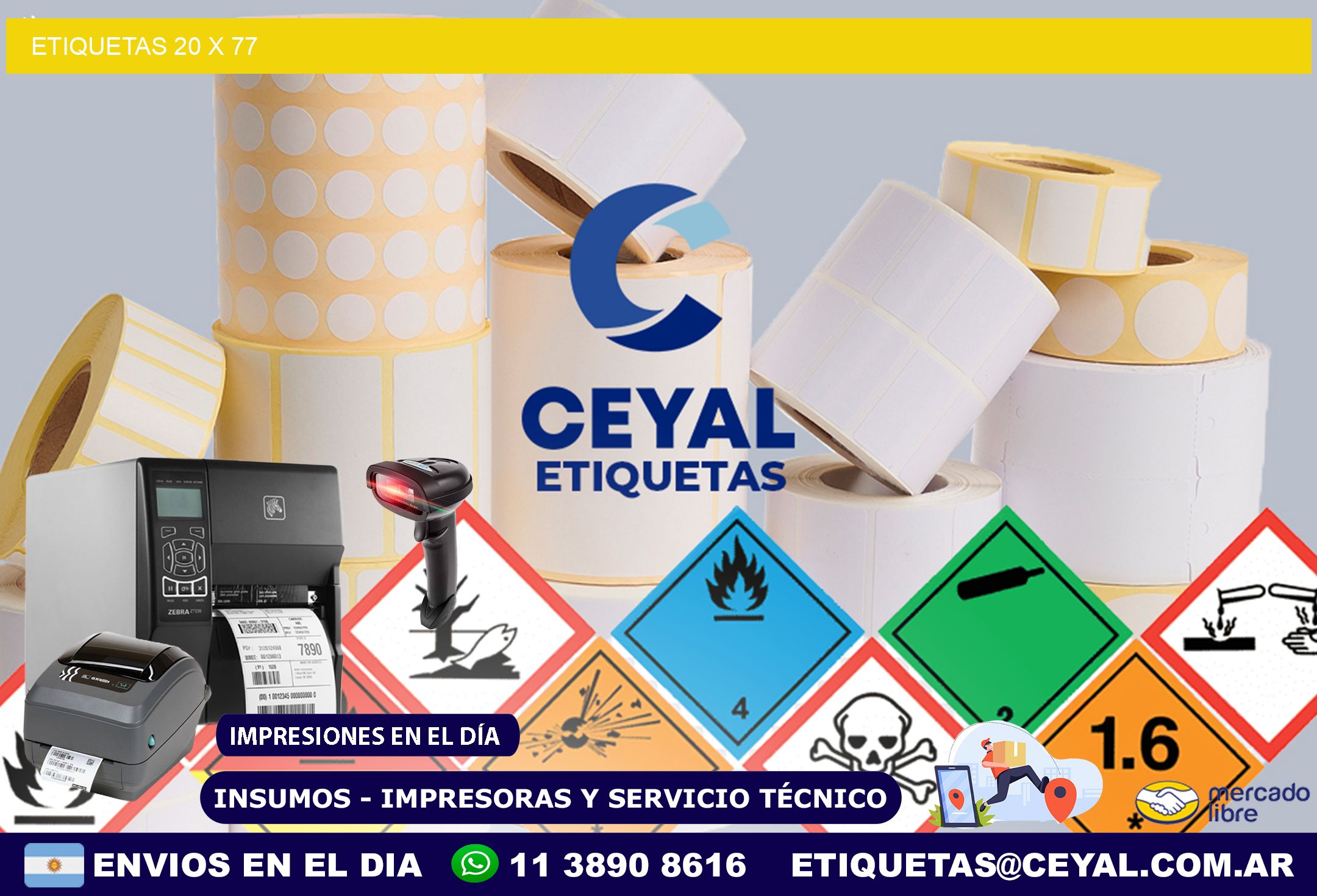 ETIQUETAS 20 x 77