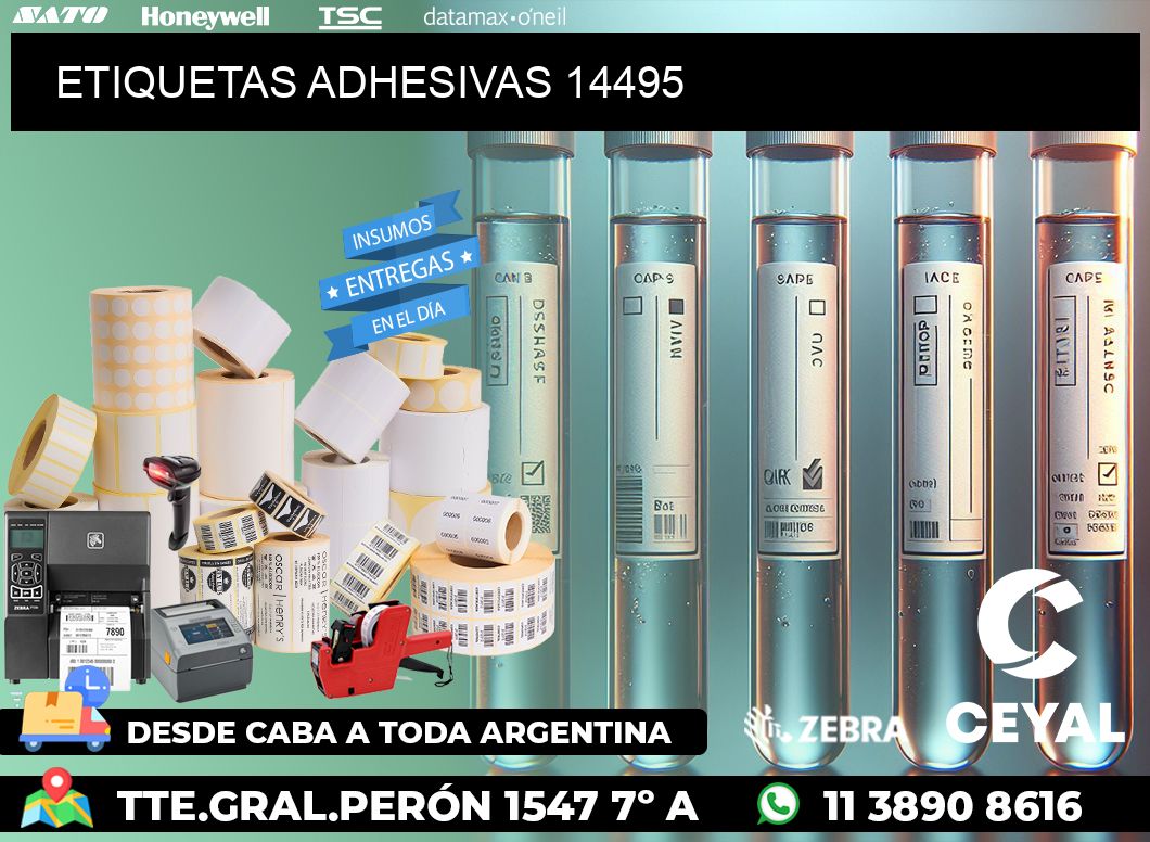ETIQUETAS ADHESIVAS 14495