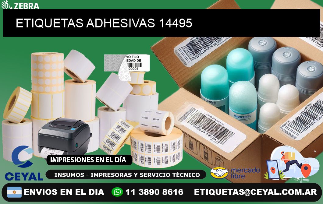 ETIQUETAS ADHESIVAS 14495