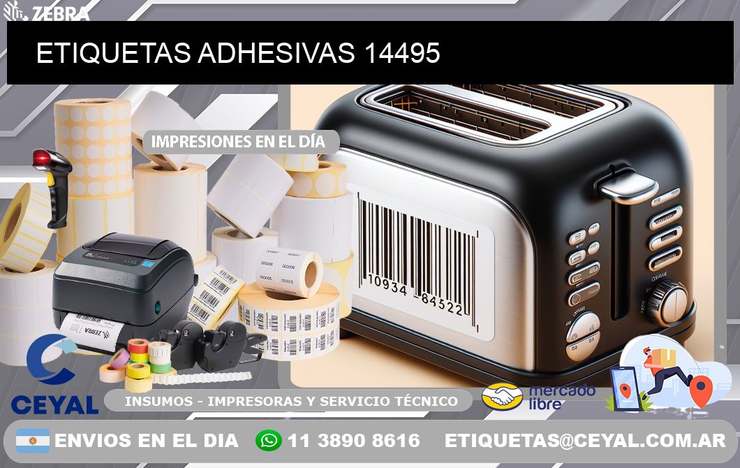 ETIQUETAS ADHESIVAS 14495