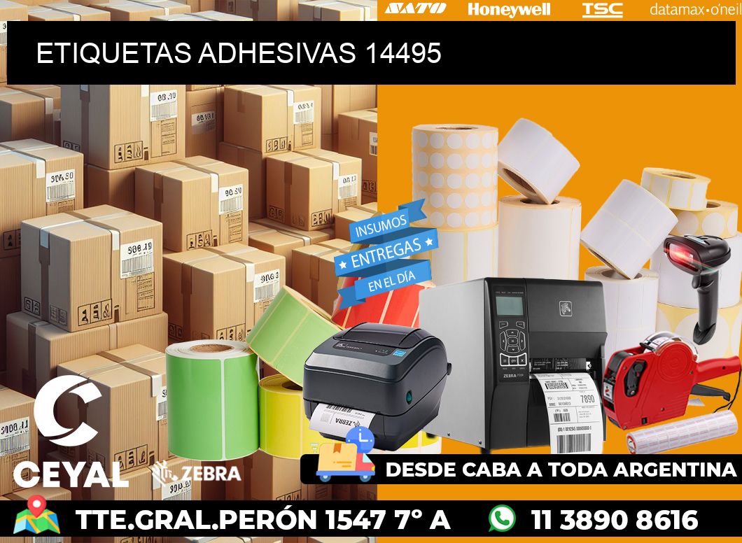 ETIQUETAS ADHESIVAS 14495