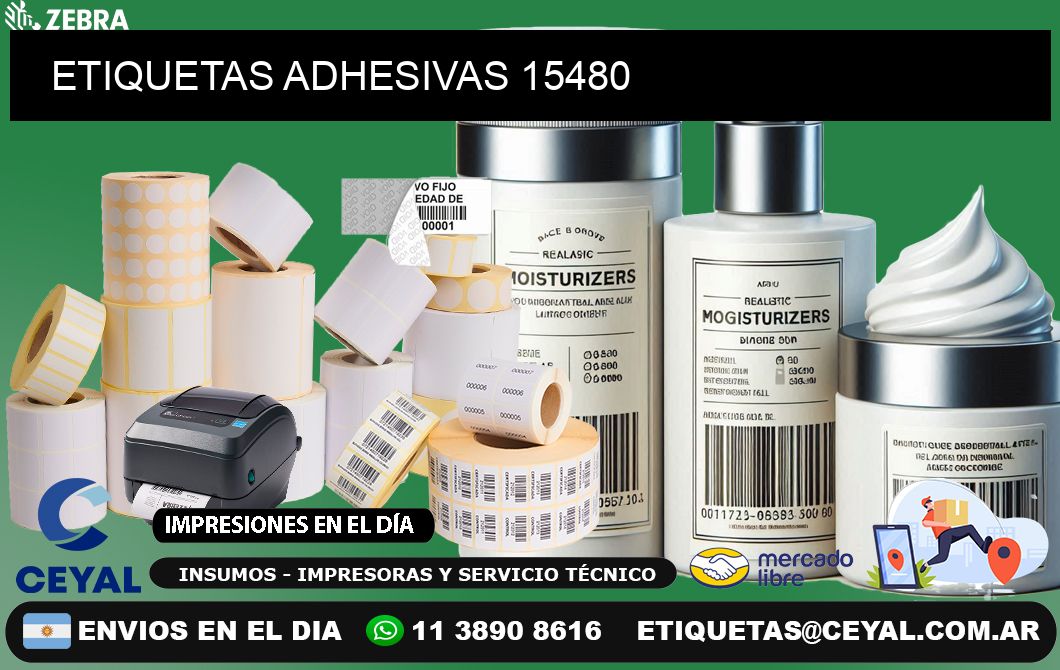 ETIQUETAS ADHESIVAS 15480