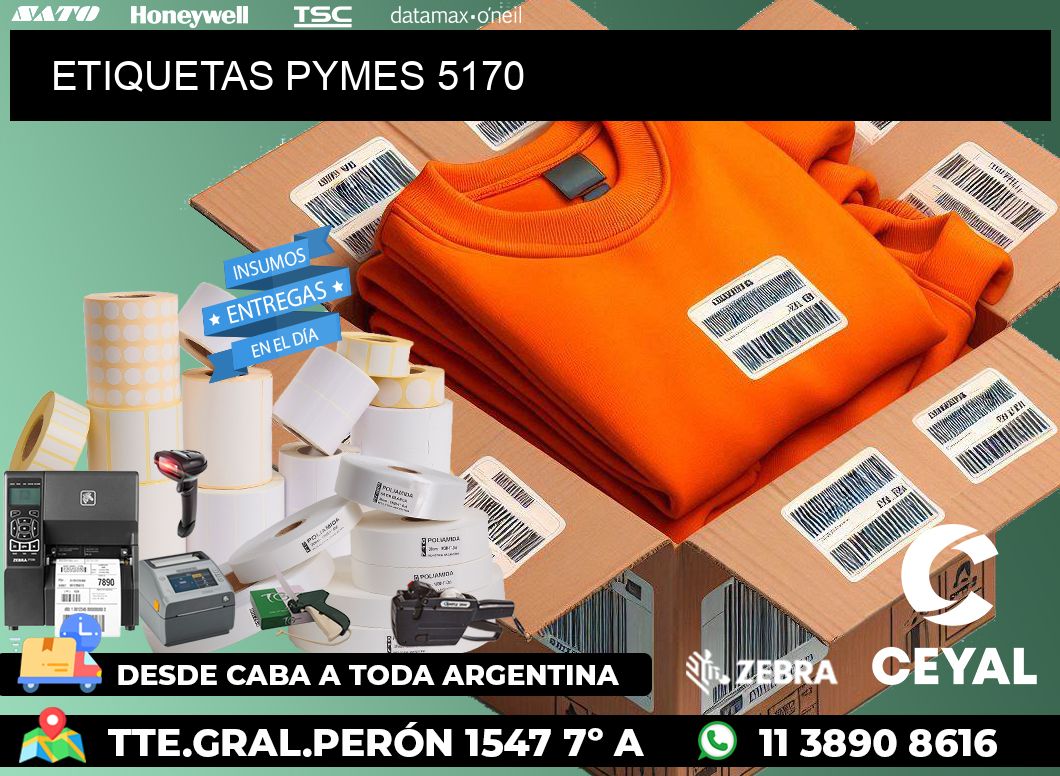 ETIQUETAS PYMES 5170