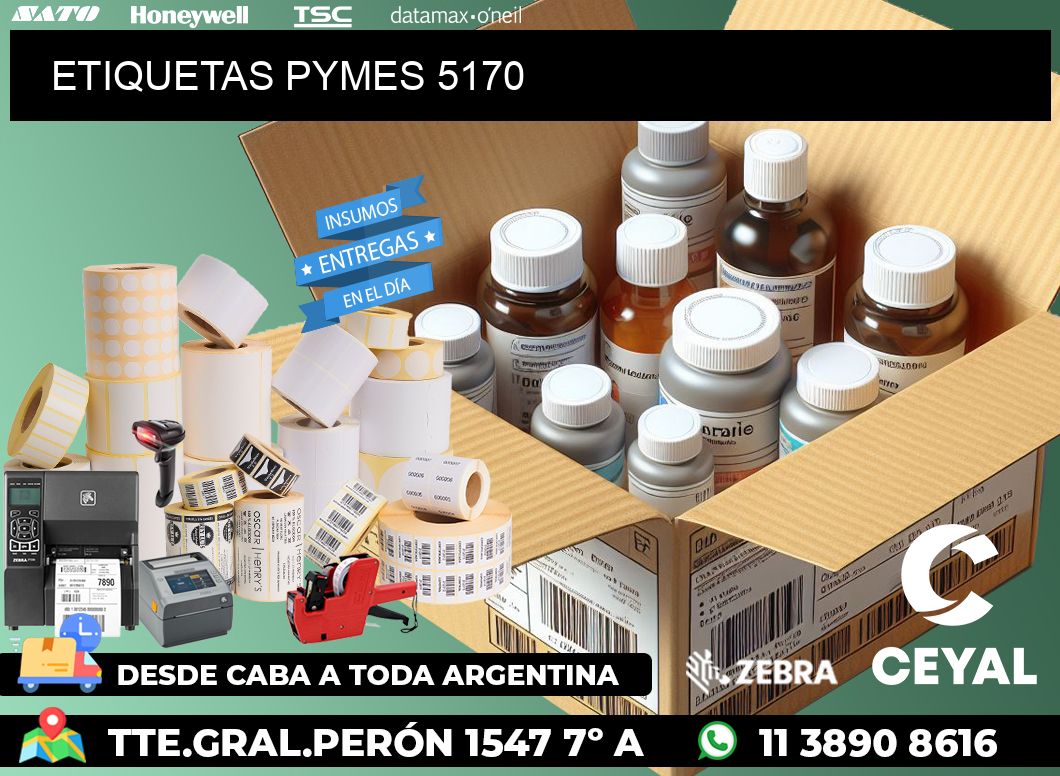 ETIQUETAS PYMES 5170