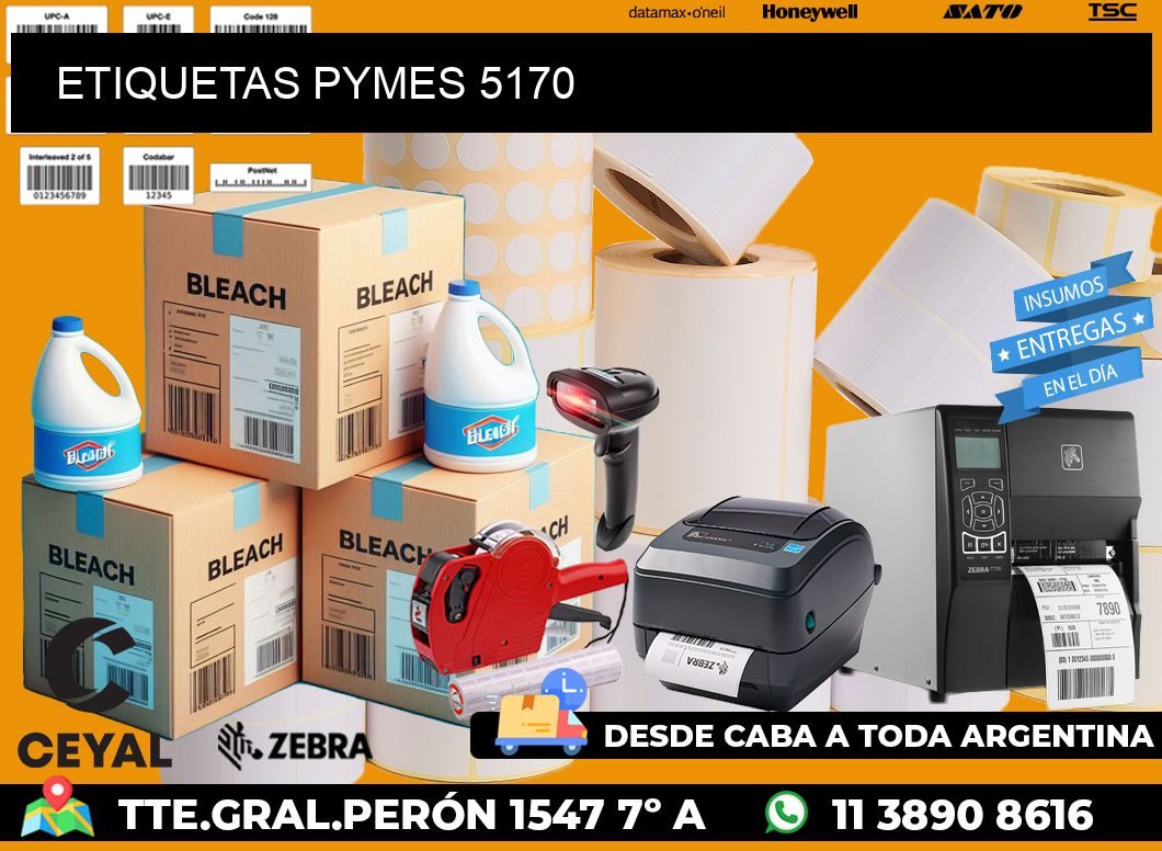 ETIQUETAS PYMES 5170