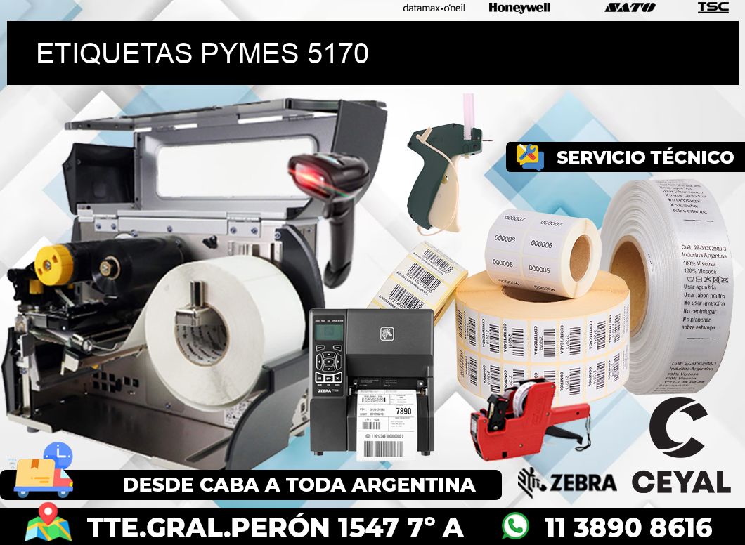 ETIQUETAS PYMES 5170