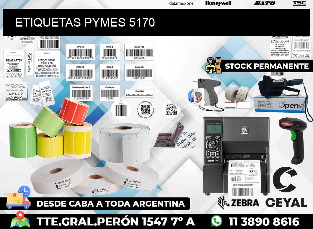 ETIQUETAS PYMES 5170