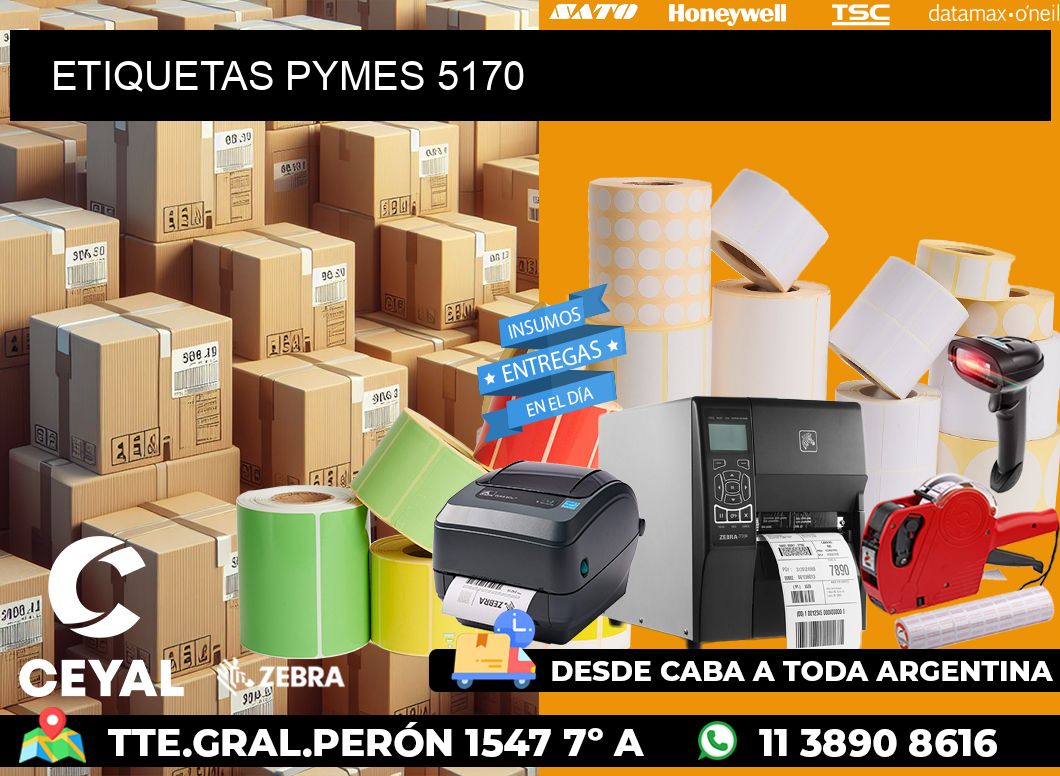 ETIQUETAS PYMES 5170