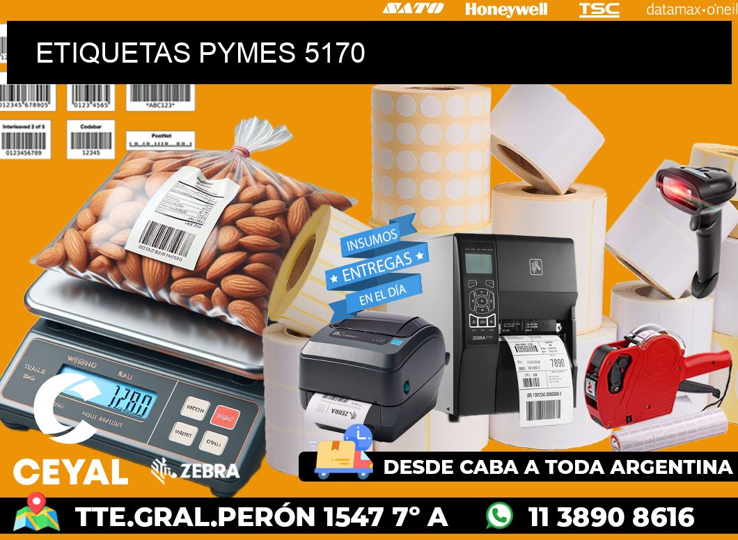 ETIQUETAS PYMES 5170