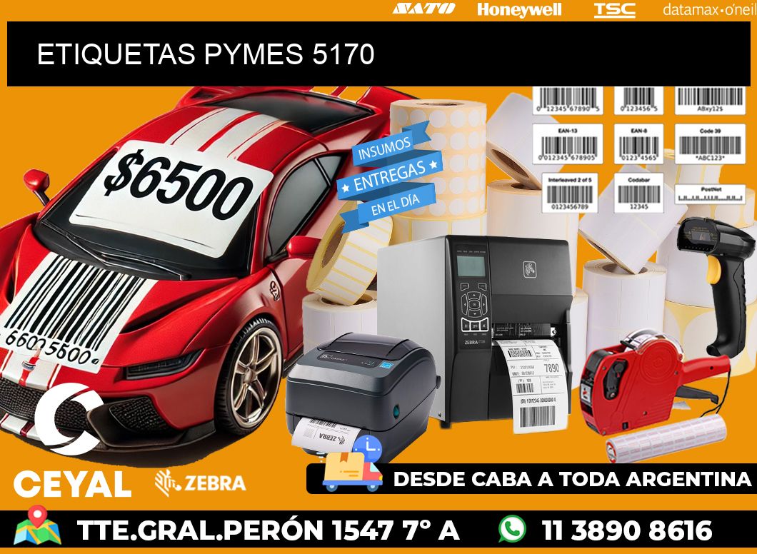 ETIQUETAS PYMES 5170