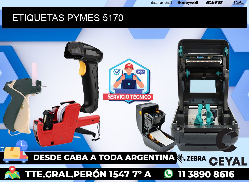 ETIQUETAS PYMES 5170