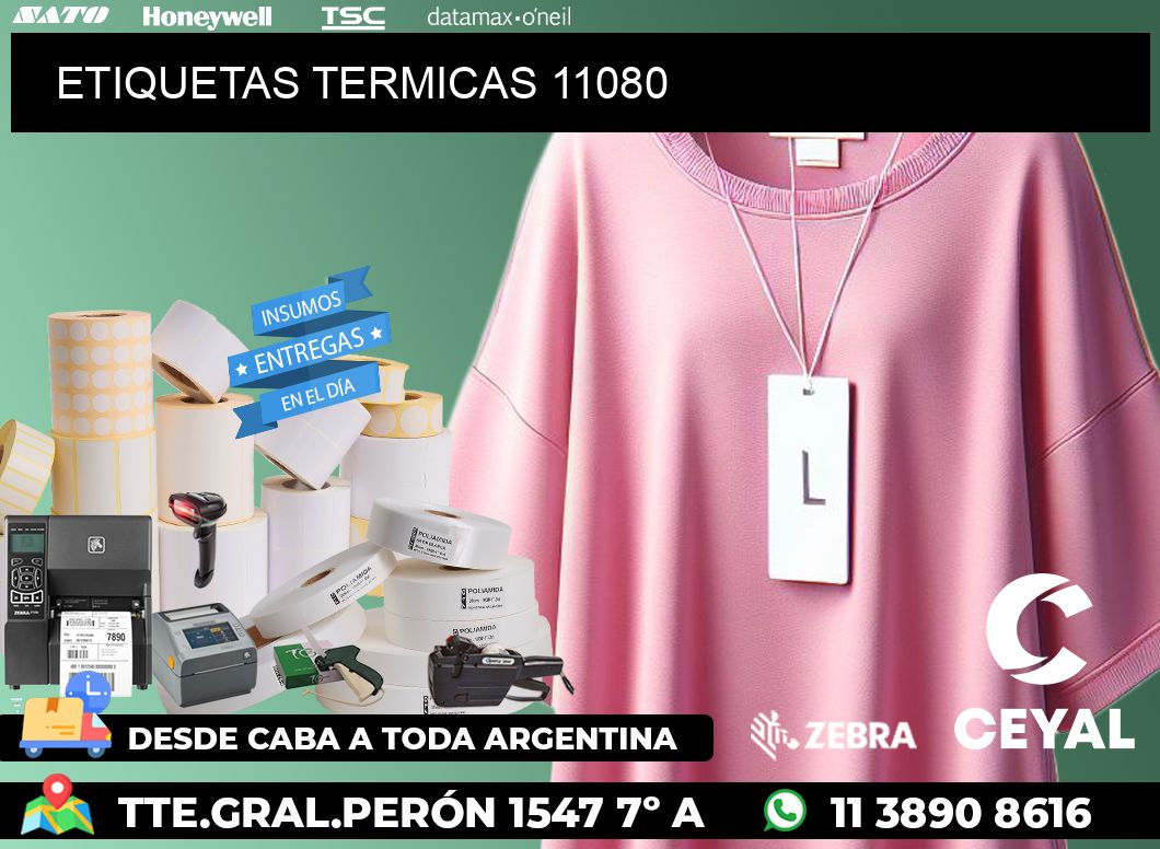 ETIQUETAS TERMICAS 11080