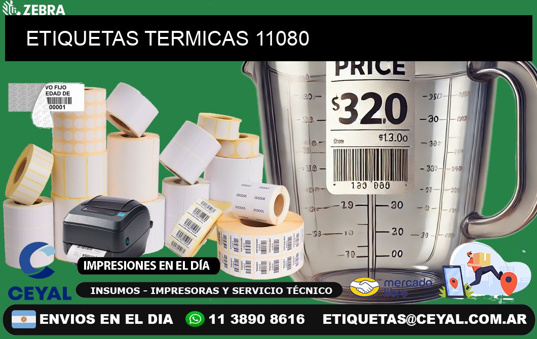ETIQUETAS TERMICAS 11080