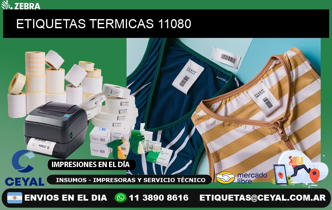 ETIQUETAS TERMICAS 11080