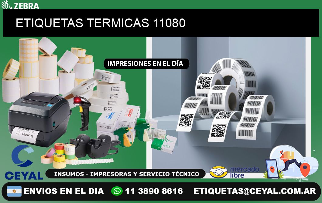 ETIQUETAS TERMICAS 11080