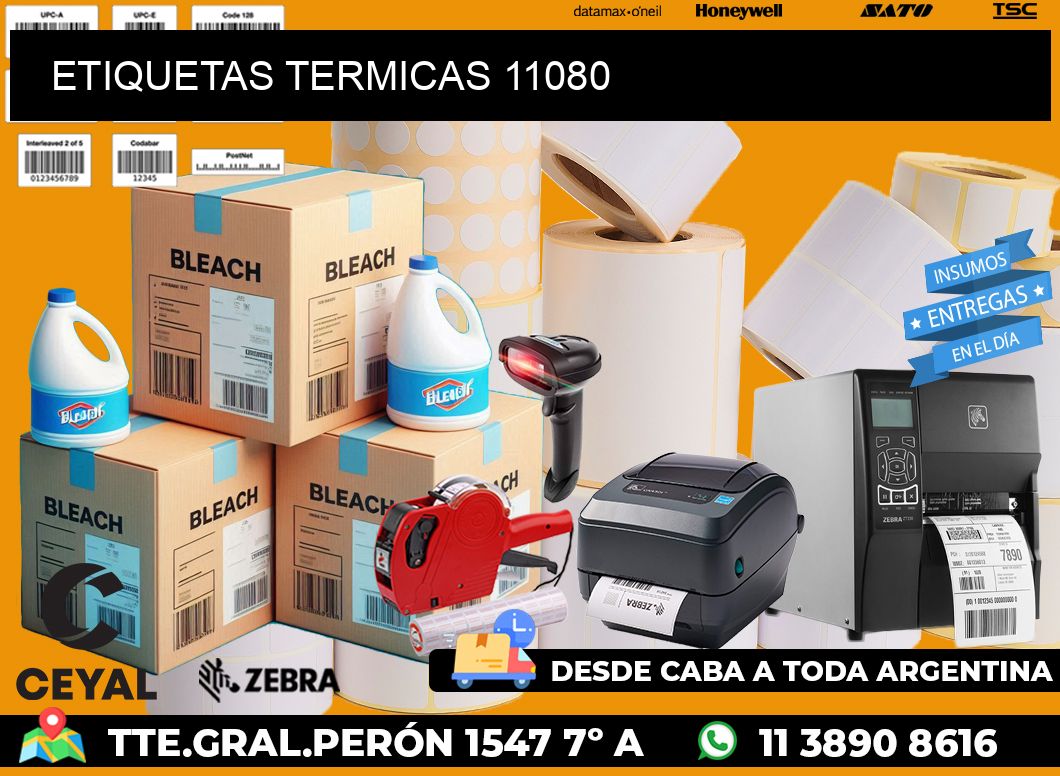ETIQUETAS TERMICAS 11080