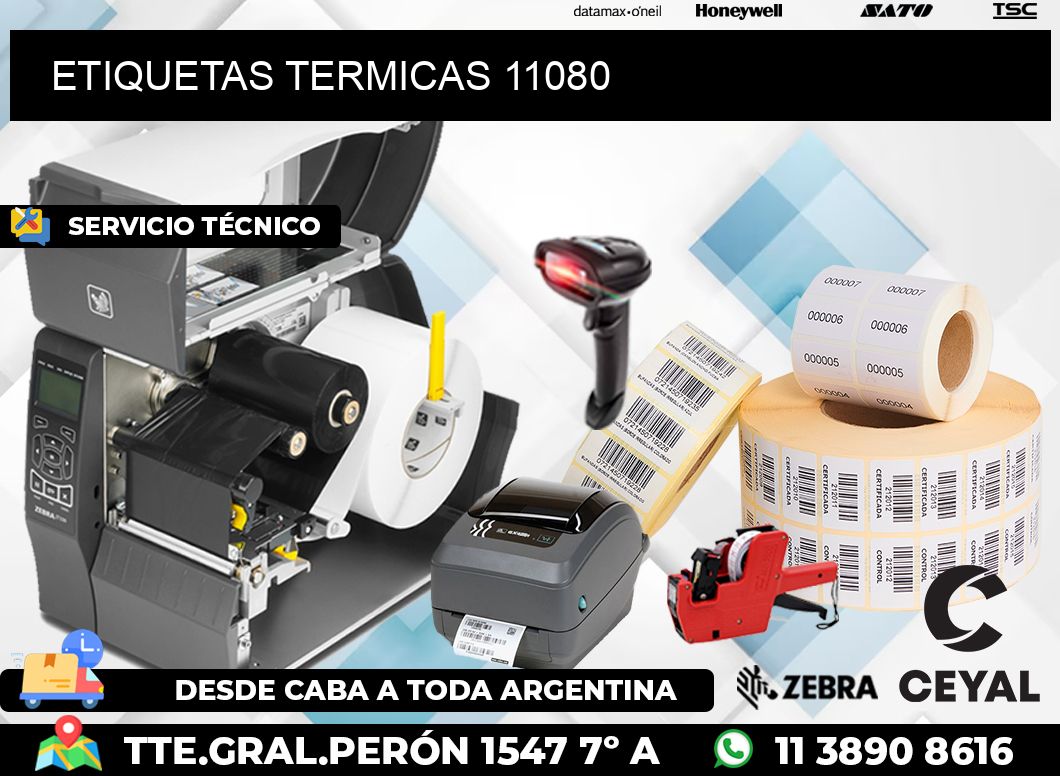 ETIQUETAS TERMICAS 11080