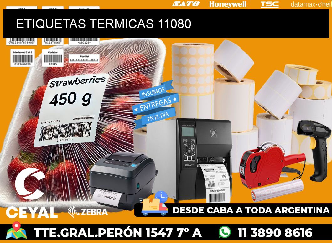 ETIQUETAS TERMICAS 11080