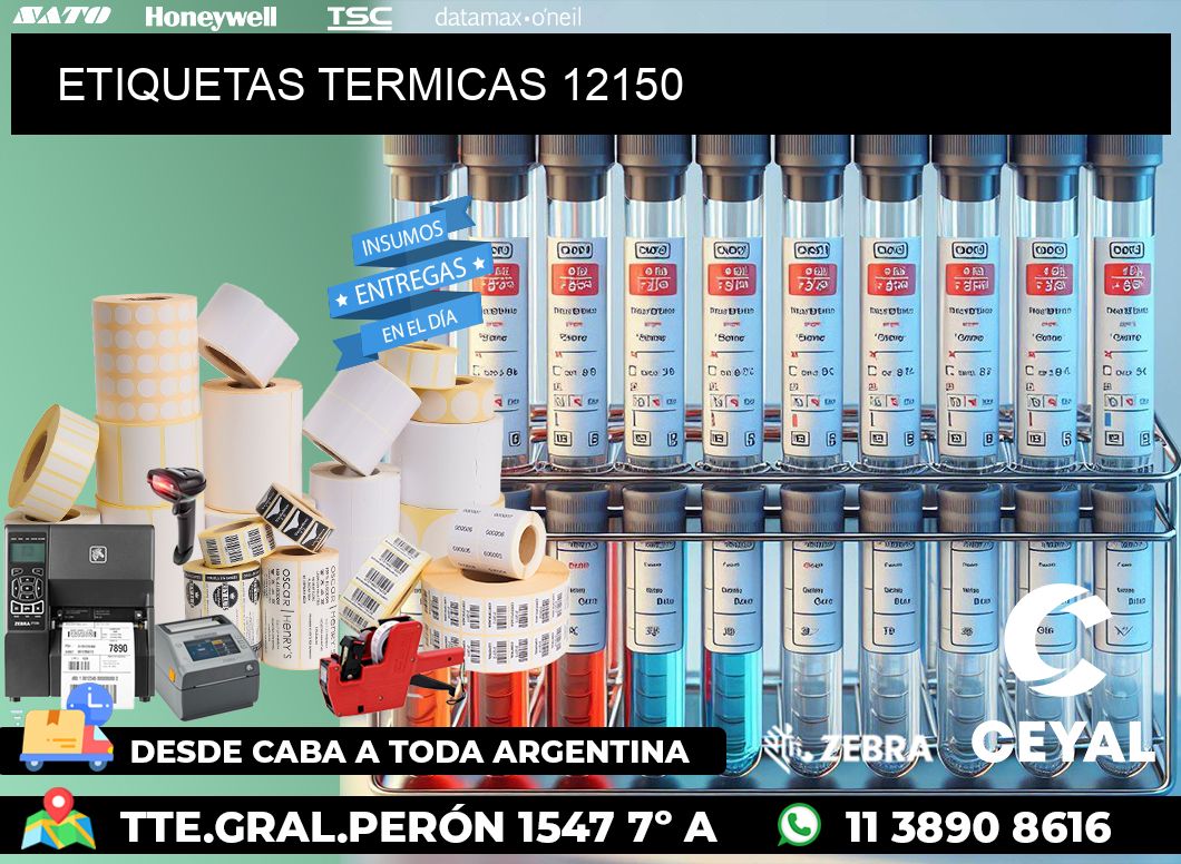 ETIQUETAS TERMICAS 12150