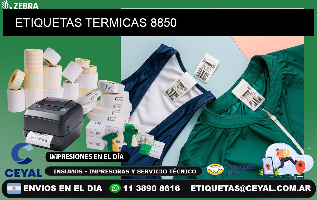 ETIQUETAS TERMICAS 8850