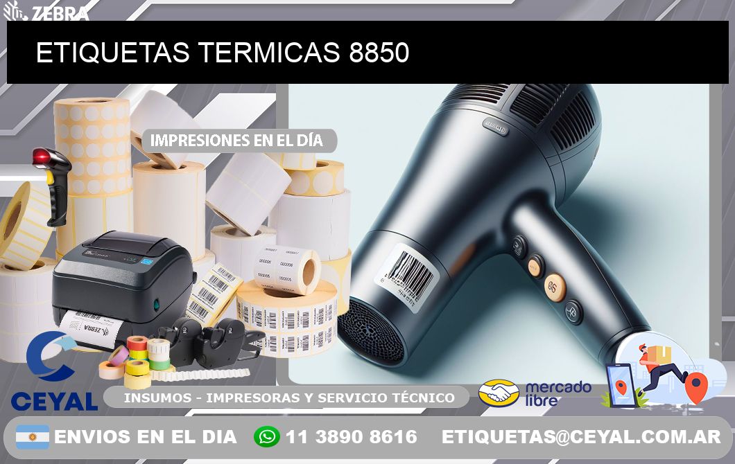 ETIQUETAS TERMICAS 8850