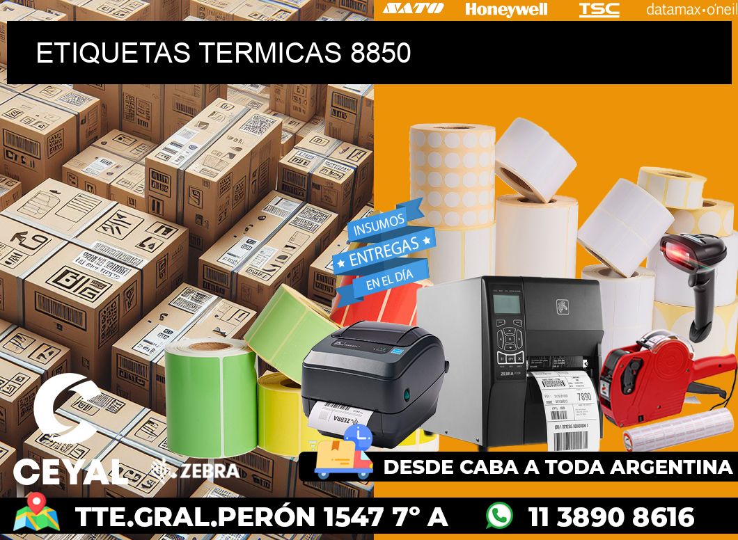 ETIQUETAS TERMICAS 8850