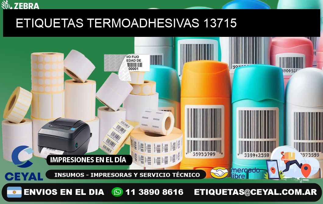 ETIQUETAS TERMOADHESIVAS 13715