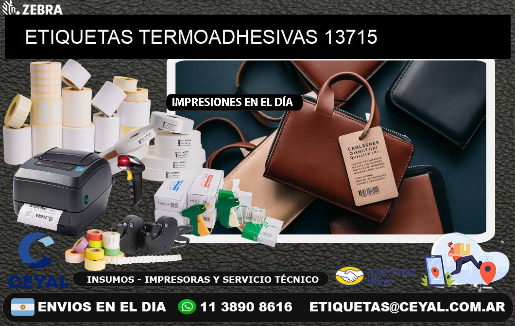 ETIQUETAS TERMOADHESIVAS 13715