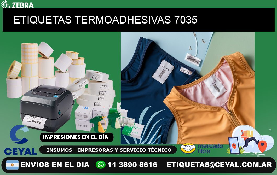 ETIQUETAS TERMOADHESIVAS 7035