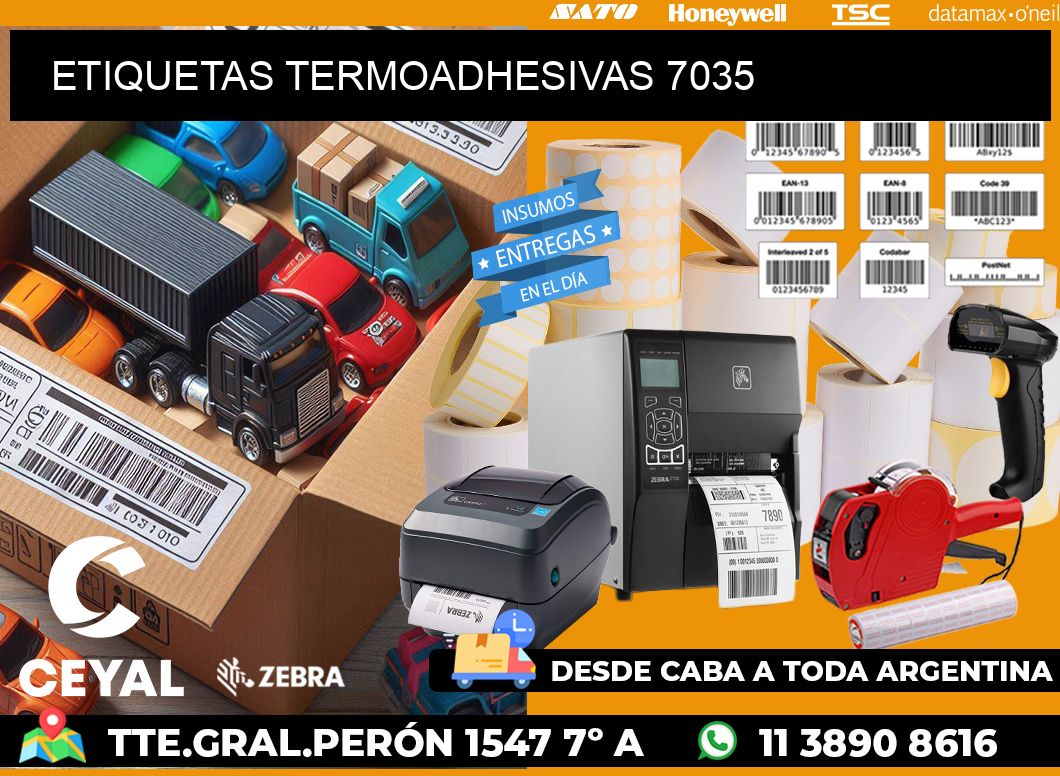 ETIQUETAS TERMOADHESIVAS 7035