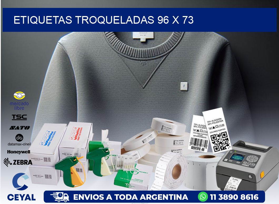 ETIQUETAS TROQUELADAS 96 x 73