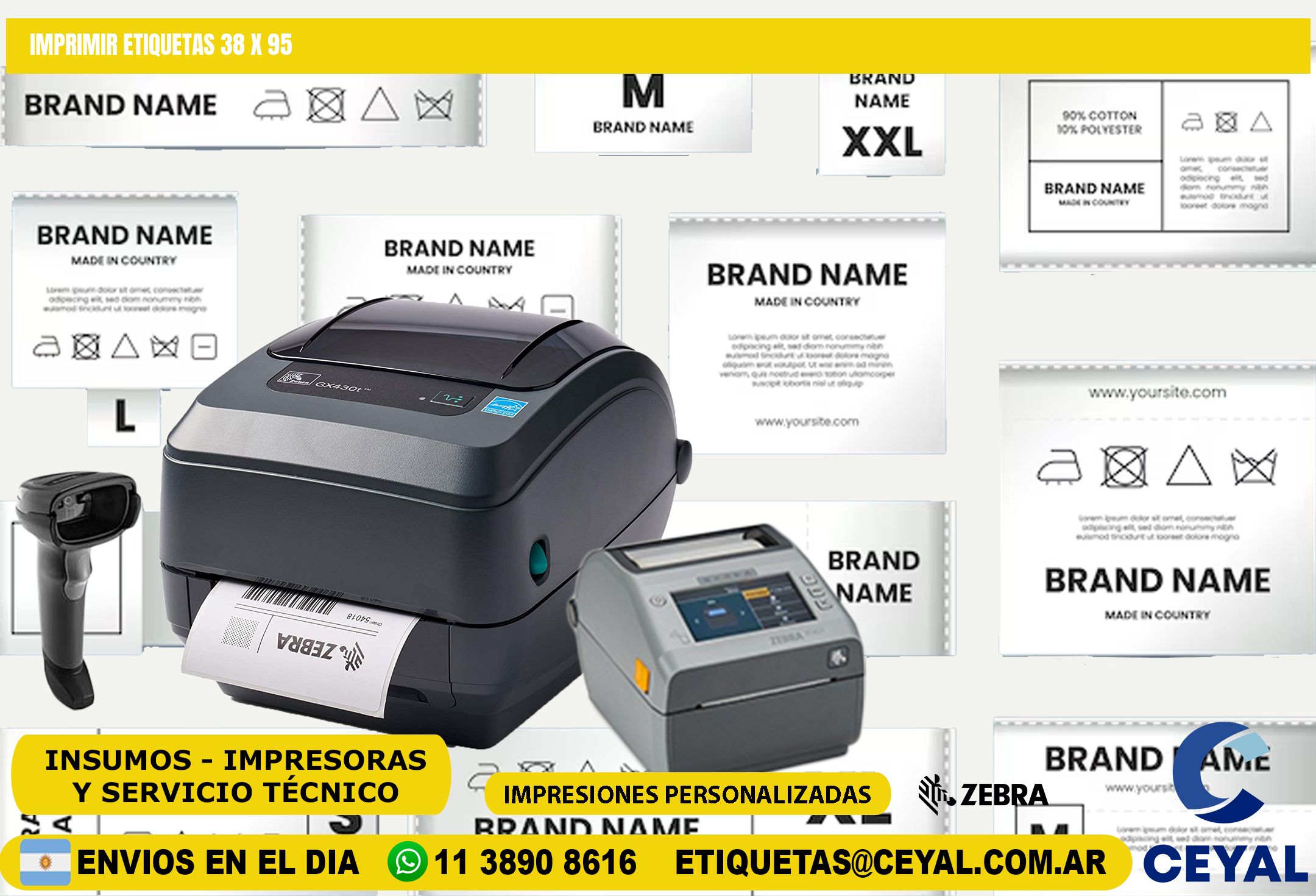 IMPRIMIR ETIQUETAS 38 x 95