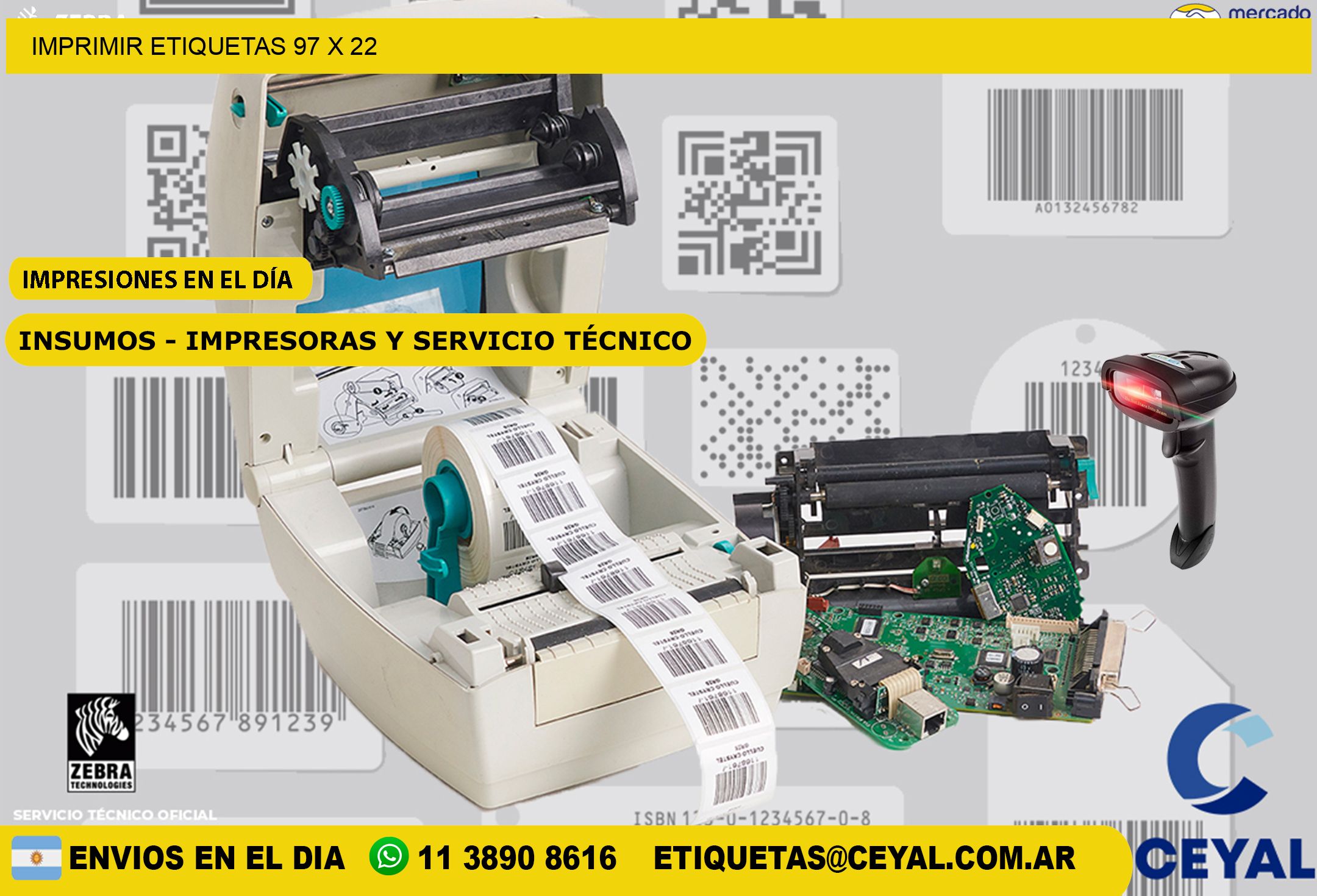IMPRIMIR ETIQUETAS 97 x 22