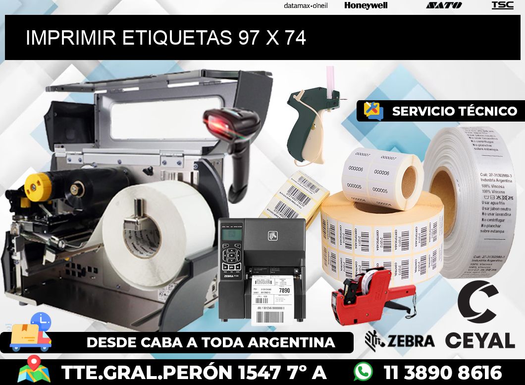 IMPRIMIR ETIQUETAS 97 x 74