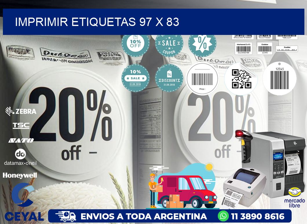 IMPRIMIR ETIQUETAS 97 x 83