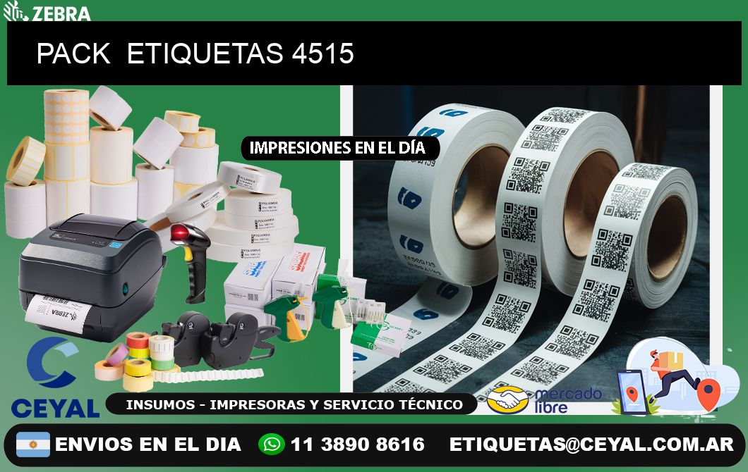 PACK  ETIQUETAS 4515