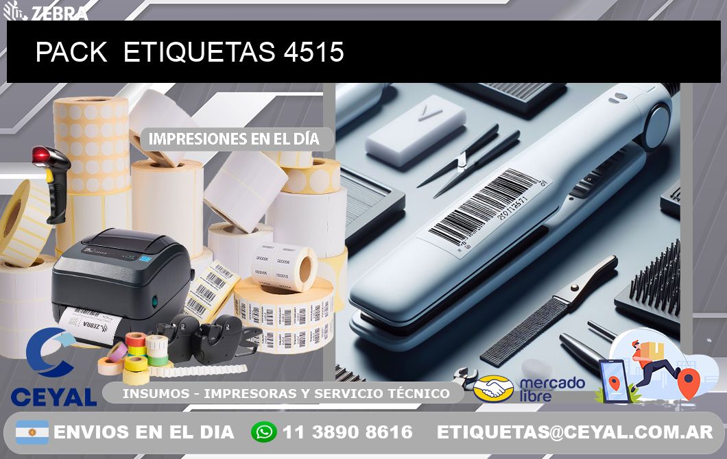 PACK  ETIQUETAS 4515