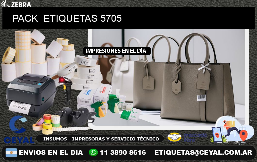 PACK ETIQUETAS 5705