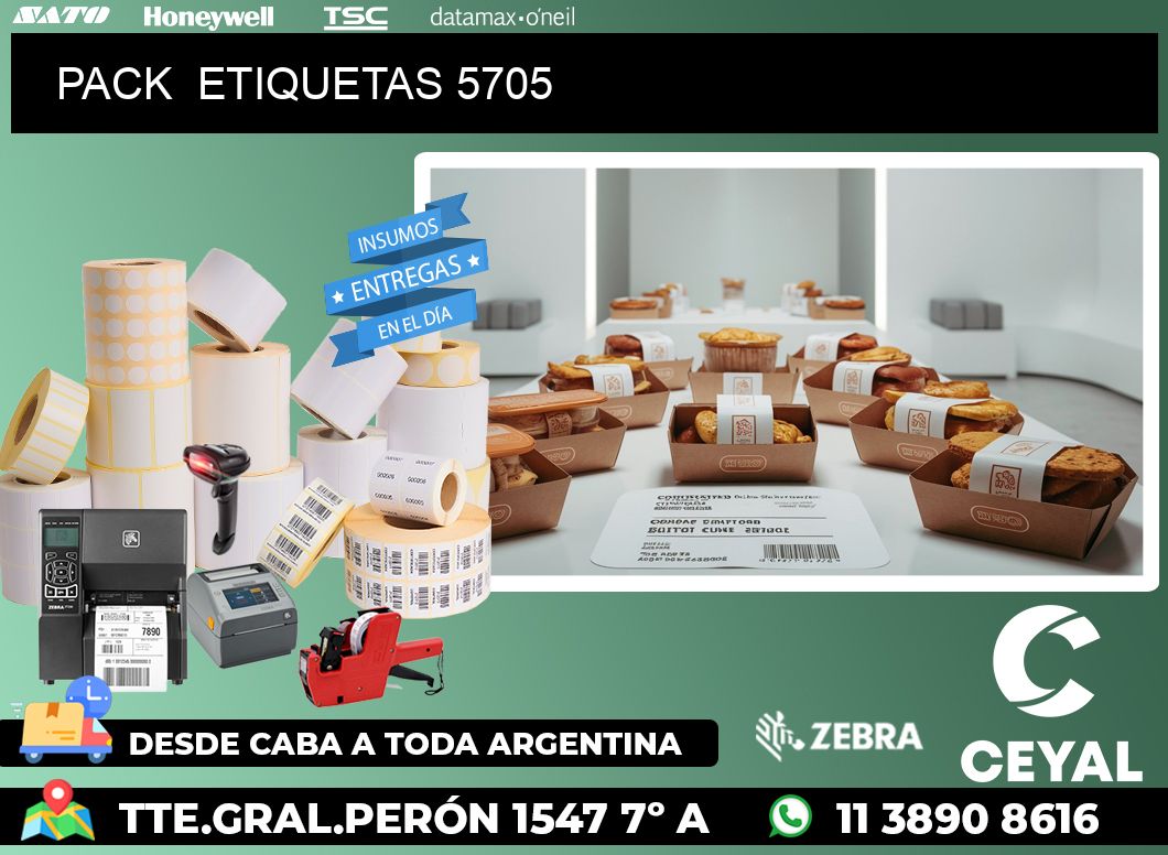 PACK ETIQUETAS 5705