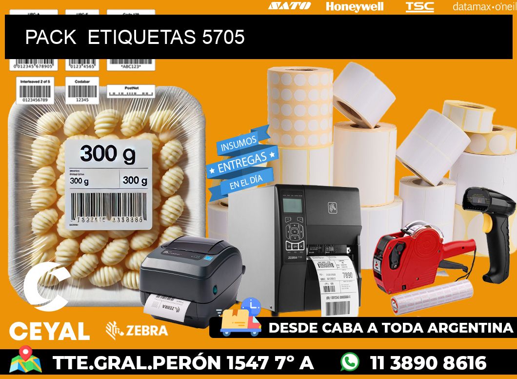 PACK ETIQUETAS 5705